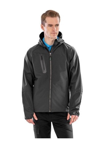 Result Recycled 3-layer recycled printable casual hooded softshell