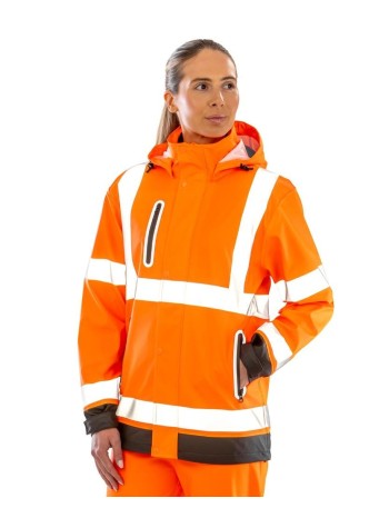 Result Recycled Heavy-duty prism PU safe and dry jacket with recycled backing