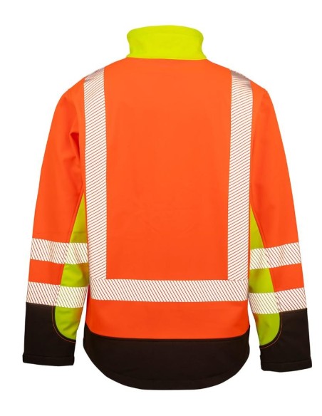 Result Recycled Recycled 3-layer printable 3-tone safety softshell