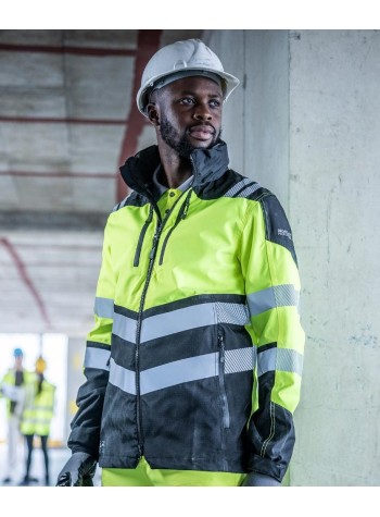 Regatta High Visibility Hi-Vis X-Pro Waterproof shell jacket (Class 2)
