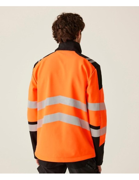 Regatta High Visibility Hi-Vis X-Pro 3-layer softshell jacket (Class 2)