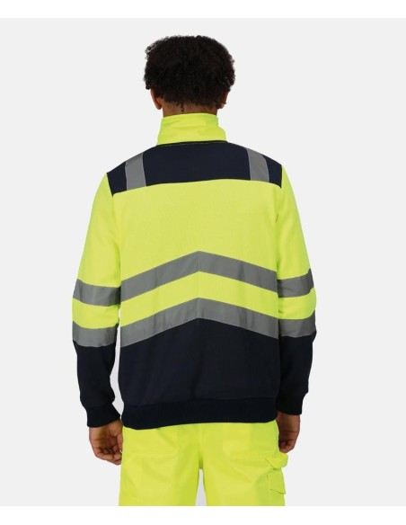 Regatta High Visibility Pro hi-vis ¼-zip sweatshirt