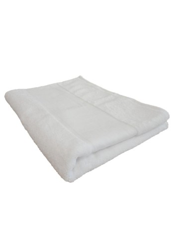 Towel City Organic bath sheet with printable border 2
