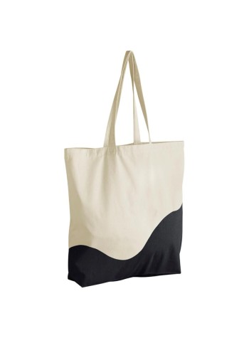 Westford Mill Organic cotton wave print maxi tote 2