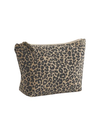Westford Mill Leopard print canvas accessory bag 2