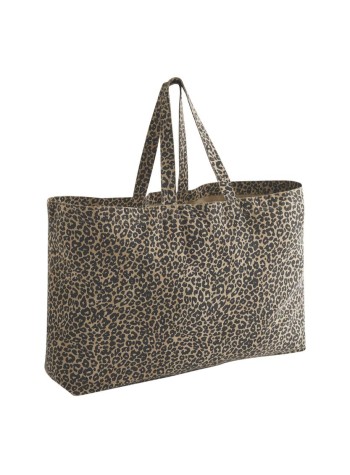 Westford Mill Leopard print canvas oversized tote bag 2