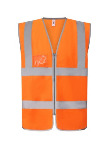 Yoko Hi-vis zip ID reflective border waistcoat (HVW103) 2