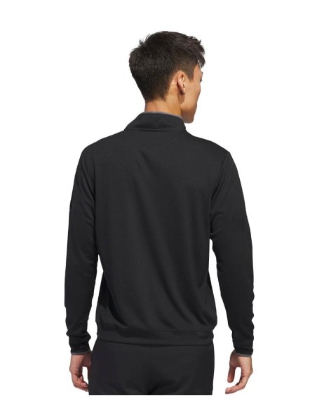 adidas® UPF lightweight quarter-zip pullover