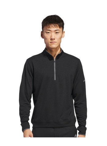 adidas® UPF lightweight quarter-zip pullover