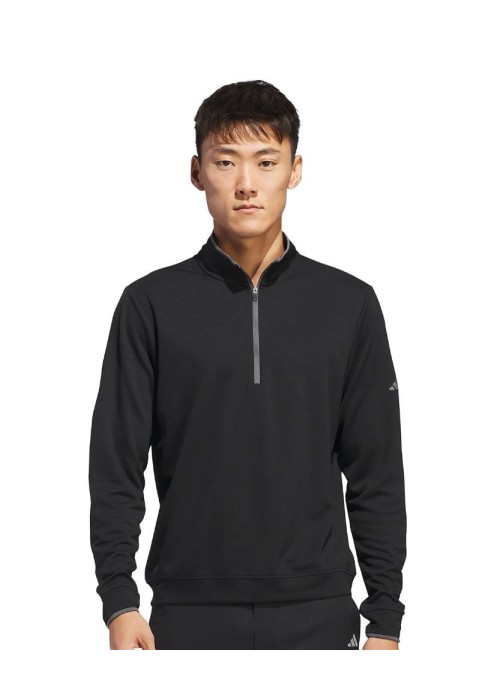 adidas® UPF lightweight quarter-zip pullover