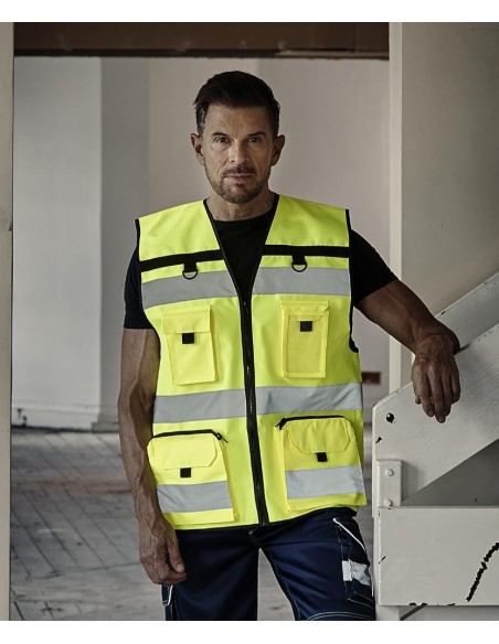 Yoko Hi-vis ripstop tool vest (HVW108)