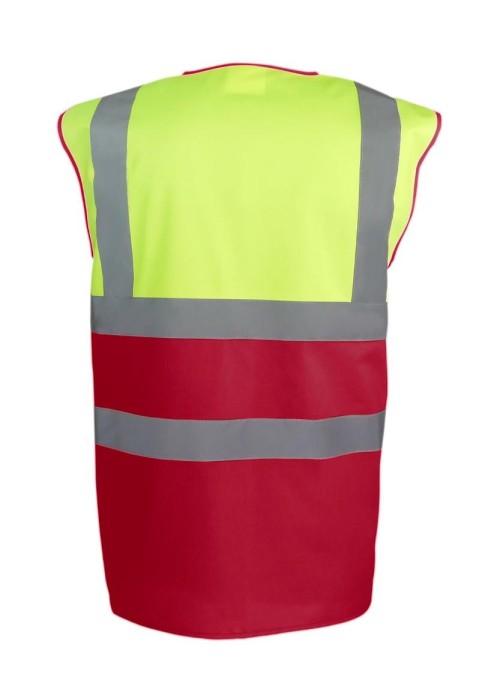 Yoko Hi-vis two-tone waistcoat (HVW122)