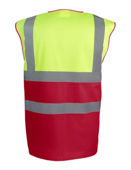Yoko Hi-vis two-tone waistcoat (HVW122)