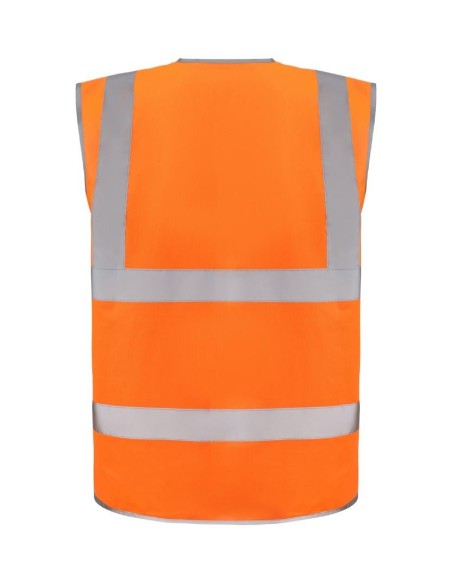 Yoko Hi-vis zip ID reflective border waistcoat (HVW103)