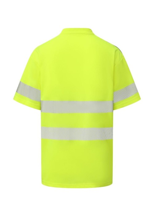Yoko Hi-vis mandarin collar zip neck comfort...