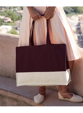 Westford Mill EarthAware® organic contrast shopper