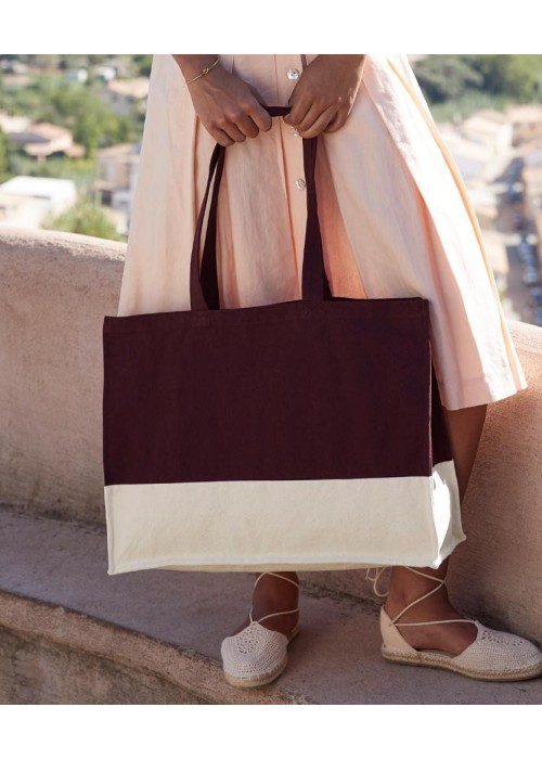 Westford Mill EarthAware® organic contrast shopper