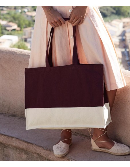 Westford Mill EarthAware® organic contrast shopper