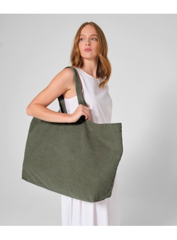 Westford Mill Garment-dyed oversized tote bag