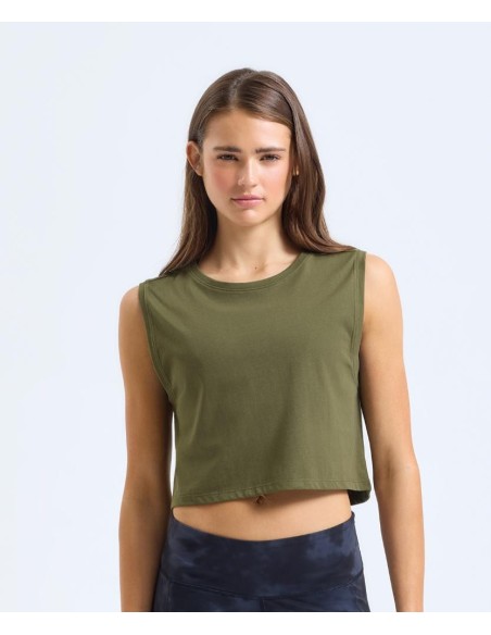 Women's TriDri® organic crop tank