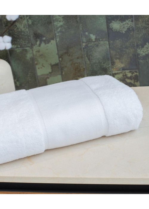 Towel City Organic bath sheet with printable...
