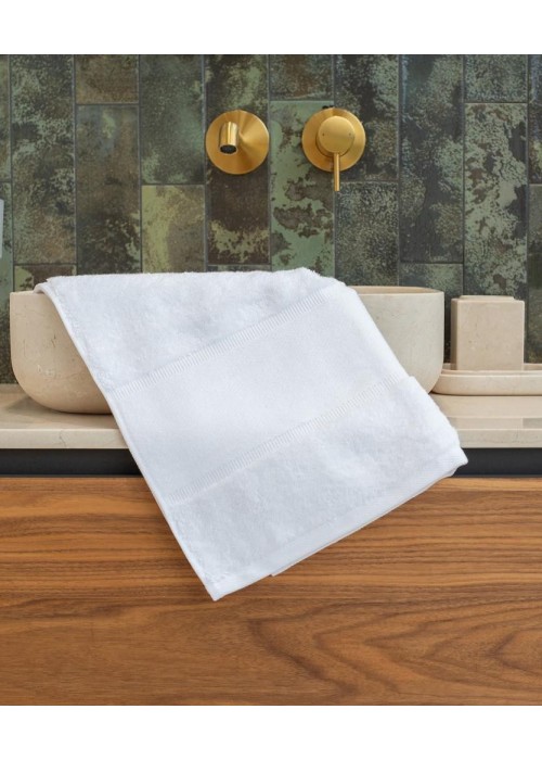 Towel City Organic hand towel with printable...