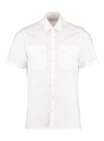 Kustom Kit Pilot shirt short-sleeved (tailored fit) 2