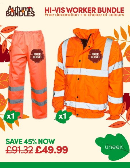 Hi-Vis Worker Bundle with Free Logo