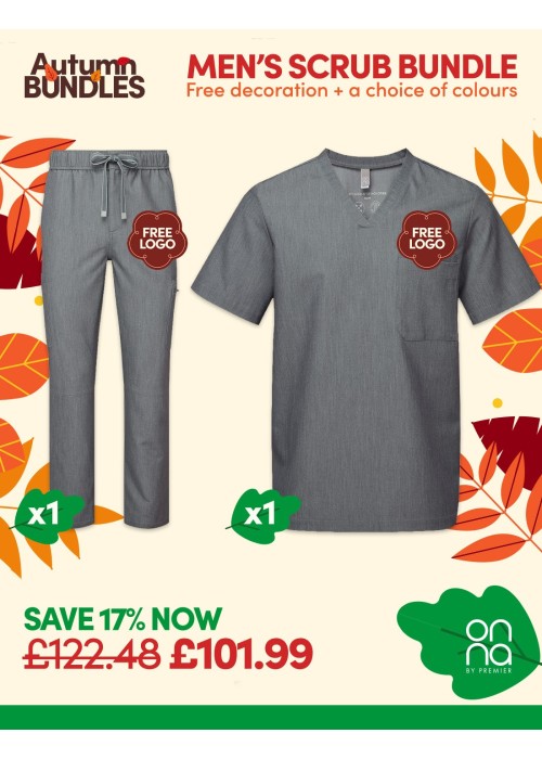 Men's Onna-Stretch Scrubs Bundle