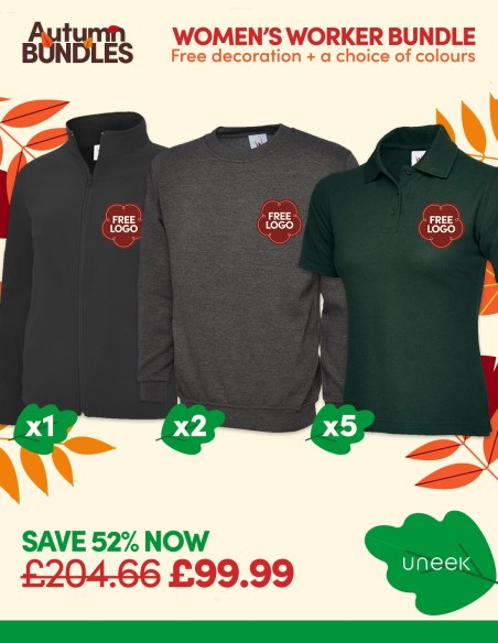 Women's Worker Bundle with Free Logos