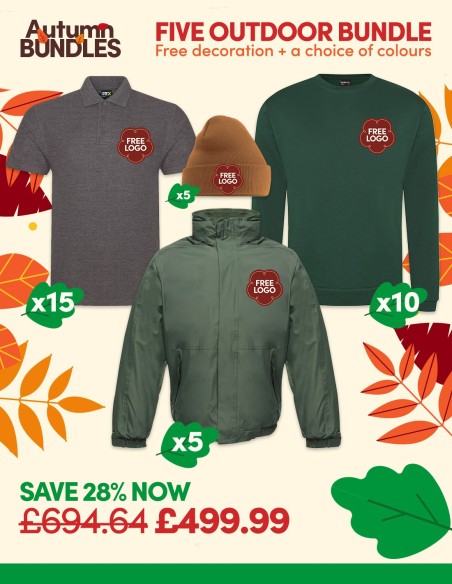 5 x Outdoor Worker Bundle with Free Logo