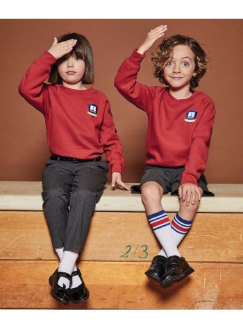 Russell Collection Kids raglan sleeve sweatshirt