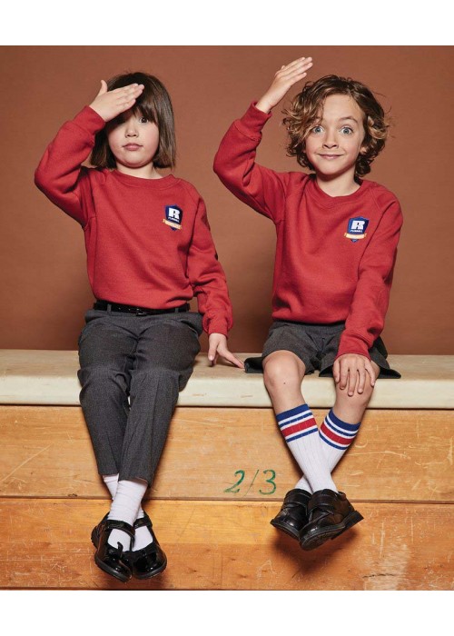 Russell Collection Kids raglan sleeve sweatshirt