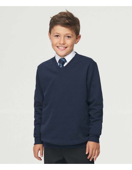 AWDis Academy Kids Academy v-neck sweatshirt