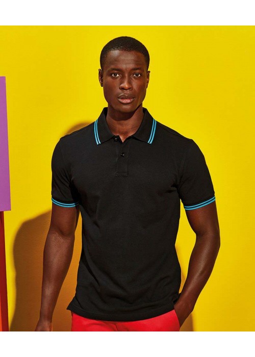 Asquith & Fox Men's classic fit tipped polo