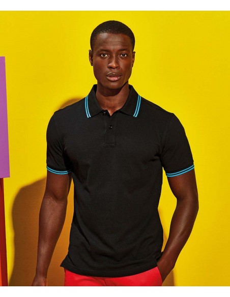 Asquith & Fox Men's classic fit tipped polo
