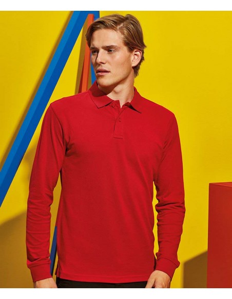 Asquith & Fox Men's classic fit long sleeved polo