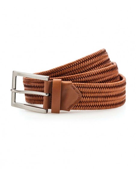 Asquith & Fox Leather braid belt
