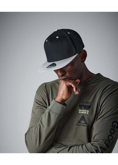 Beechfield 5-panel contrast snapback