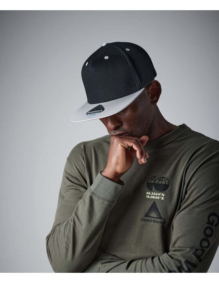Beechfield 5-panel contrast snapback