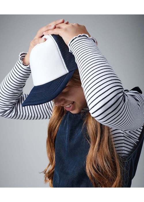 Beechfield Junior vintage snapback trucker