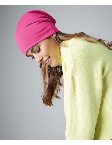 Beechfield Hemsedal cotton slouch beanie