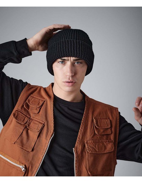 Beechfield Classic waffle knit beanie