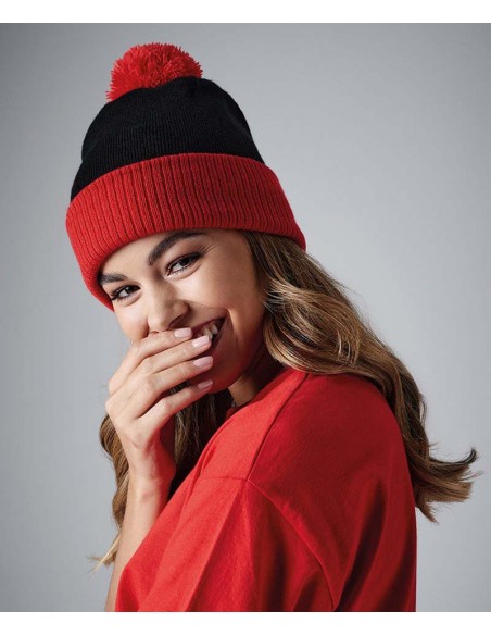 Beechfield Snowstar® two-tone beanie