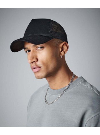 Beechfield Microknit snapback trucker