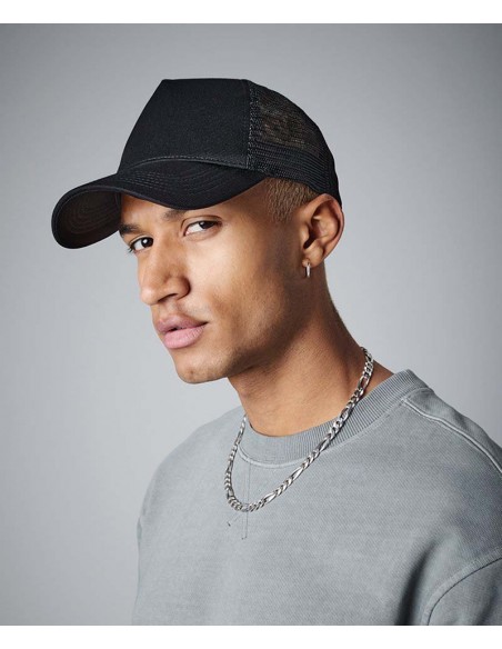 Beechfield Microknit snapback trucker
