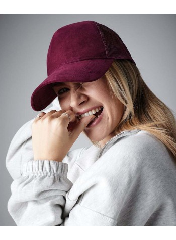 Beechfield Suede snapback trucker