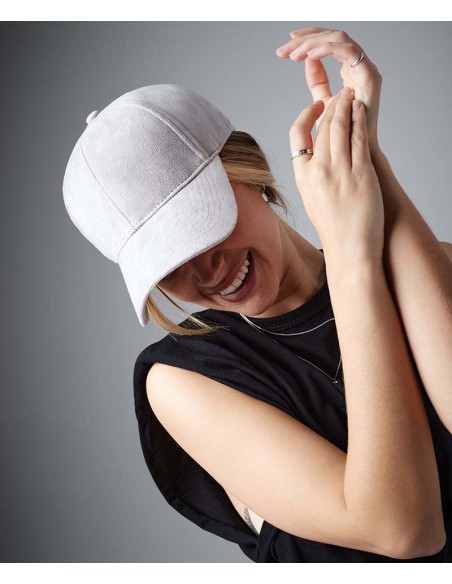 Beechfield Faux suede 6-panel cap