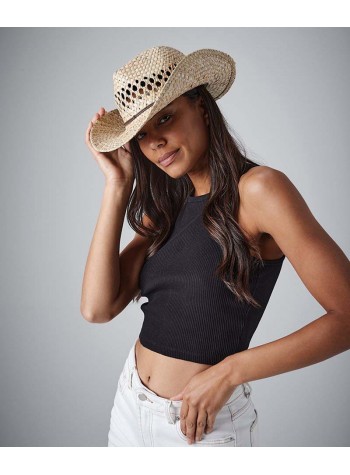 Beechfield Straw cowboy hat