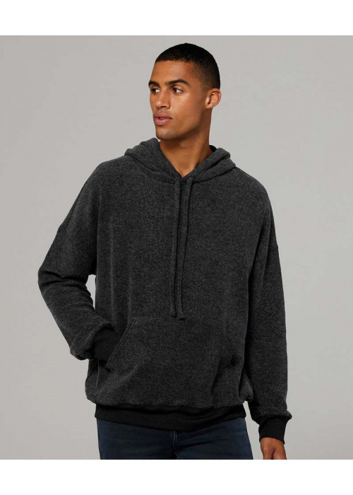 Bella+Canvas Unisex sueded fleece pullover hoodie